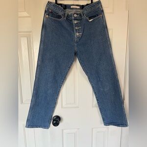 Levi's Premium Indigo Denim Jeans Wedgie Straight size 30
